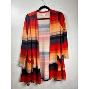LulaRoe Open Cardigan Sweater Duster Small Southwestern‎ Artsy Boho Eclectic